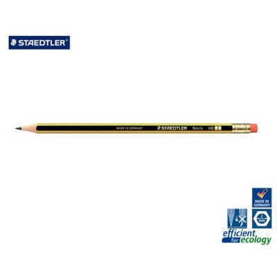 Μολύβι Staedtler Noris 122 HB με γόμα 12 τεμ.